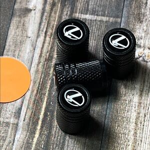 5for $10 Black Lexus Stem Caps Tire Valve Caps Car And Tire Accessories NWT